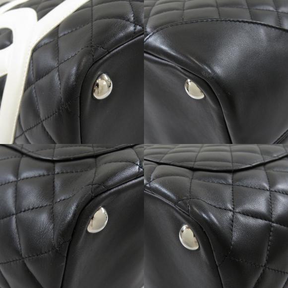 Chanel Cambon Line Tote Bag Calf Black - Picture 9 of 9